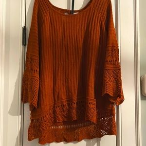 Lauren Conrad crochet sweater